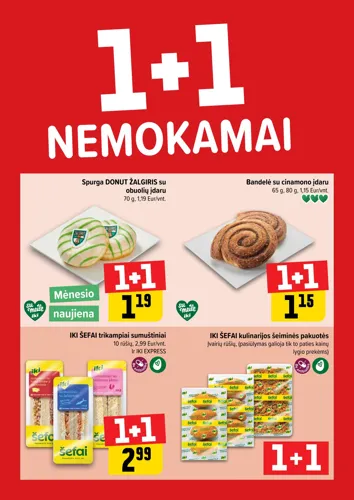 IKI akcijų leidinys "Daugiau yra pigiau Nr. 41" nuo spalio 6 d.