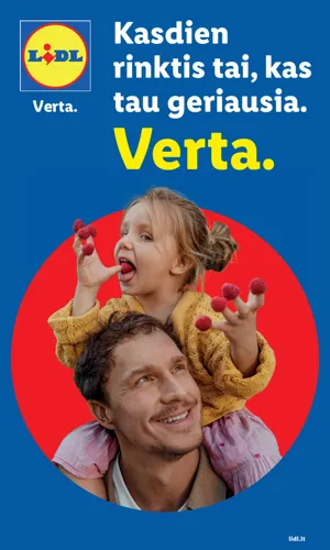 LIDL maisto akcijų leidinys nuo ketvirtadienio, rugsėjo 25 d.