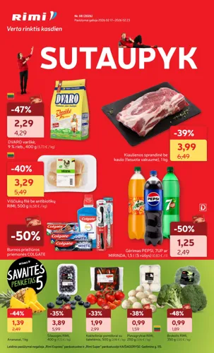 RIMI akcijų leidinys Nr. 8 nuo vasario 17 d.