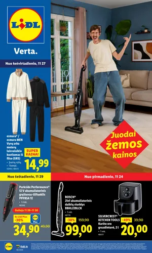 LIDL ne maisto prekių leidinys nuo lapkričio 24 d.