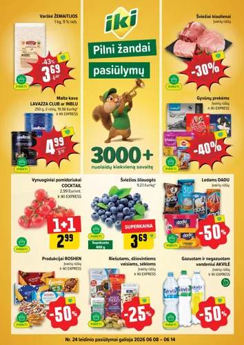 IKI akcijų leidinys Nr. 24 nuo birželio 8 d.