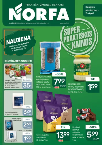 NORFA akcijų leidinys Nr. 6 nuo kovo 19 d.