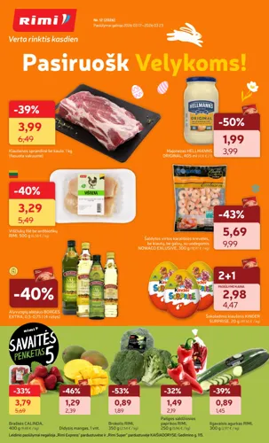 RIMI akcijų leidinys Nr. 12 nuo kovo 17 d.