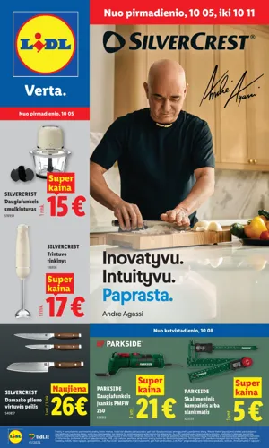LIDL ne maisto prekių leidinys nuo spalio 5 d.