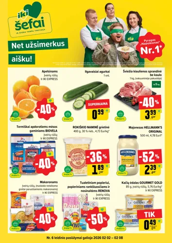 IKI akcijų leidinys Nr. 6 nuo vasario 2 d.