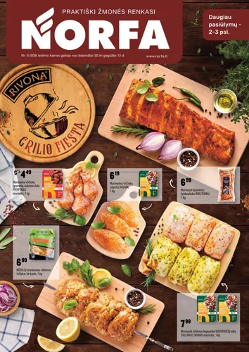 NORFA akcijų leidinys Nr. 9 nuo balandžio 30 d.