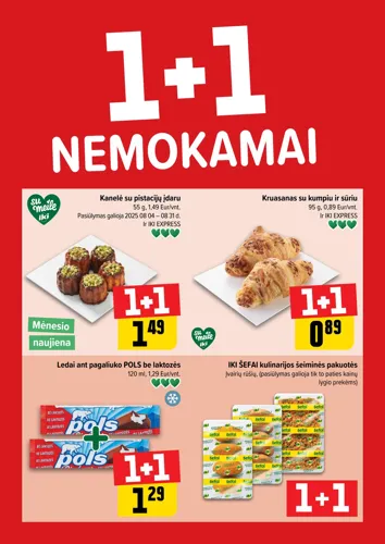 IKI akcijų leidinys "Daugiau yra pigiau Nr. 35" nuo rugpjūčio 25 d.