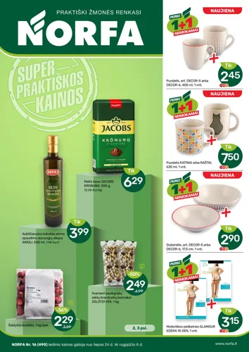 NORFA akcijų leidinys Nr. 16 nuo liepos 24 d.