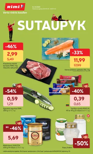 RIMI akcijų leidinys Nr. 44 nuo spalio 28 d.