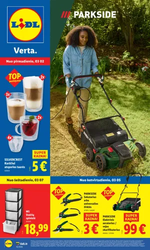 LIDL ne maisto prekių leidinys nuo kovo 2 d.