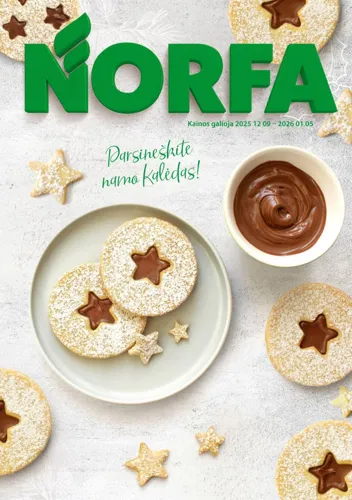 NORFA leidinys PARSINEŠKITE NAMO KALĖDAS! nuo gruodžio 9 d.