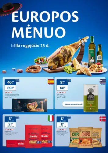 MAXIMA akcijų leidinys "EUROPOS MĖNUO" nuo liepos 29 d.