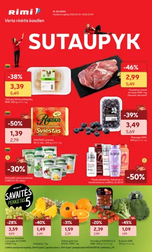 RIMI akcijų leidinys Nr. 6 nuo vasario 3 d.