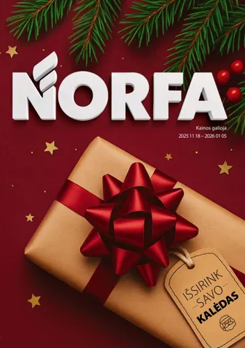 NORFA leidinys IŠSIRINK SAVO KALĖDAS nuo lapkričio 18 d.
