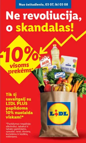 LIDL maisto akcijų leidinys nuo kovo 2 d.