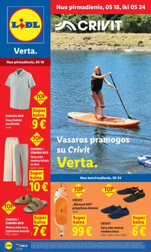 LIDL ne maisto prekių leidinys nuo gegužės 18 d.