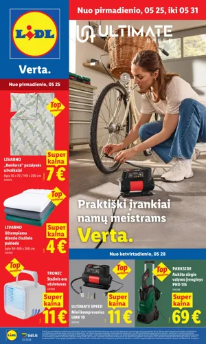 LIDL ne maisto prekių leidinys nuo gegužės 25 d.