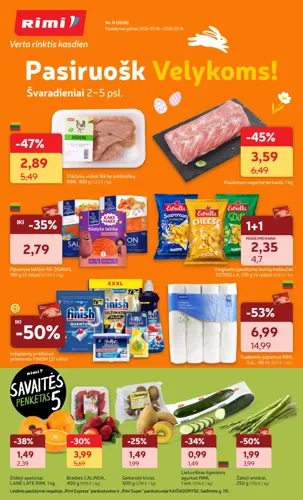 RIMI akcijų leidinys Nr. 11 nuo kovo 10 d.
