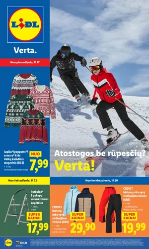 LIDL ne maisto prekių leidinys nuo lapkričio 17 d.