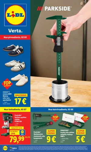 LIDL ne maisto prekių leidinys nuo vasario 2 d.