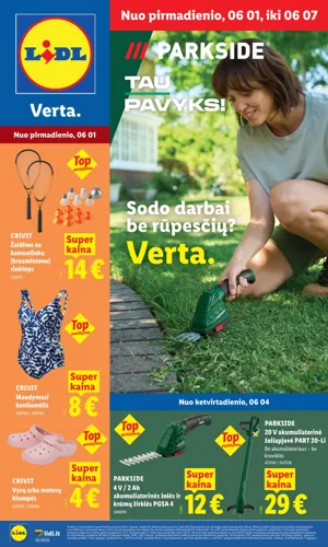 LIDL ne maisto prekių leidinys nuo birželio 1 d.