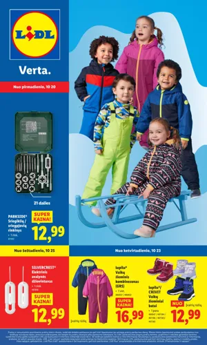 LIDL ne maisto prekių leidinys nuo spalio 20 d.