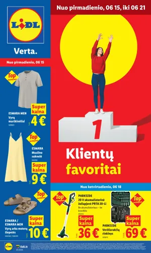 LIDL ne maisto prekių leidinys nuo birželio 15 d.