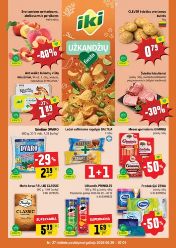 IKI akcijų leidinys Nr. 27 nuo birželio 29 d.