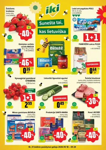 IKI akcijų leidinys Nr. 21 nuo gegužės 18 d.
