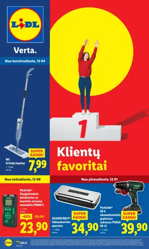 LIDL ne maisto prekių leidinys nuo gruodžio 1 d.