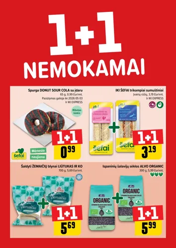 IKI akcijų leidinys "Daugiau yra pigiau Nr. 17" nuo balandžio 20 d.