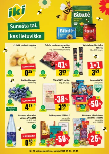 IKI akcijų leidinys Nr. 20 nuo gegužės 11 d.