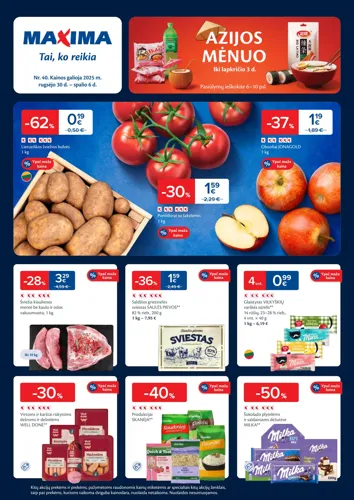 MAXIMA akcijų leidinys Nr. 40 nuo rugsėjo 30 d.