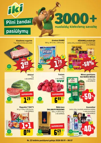 IKI akcijų leidinys Nr. 23 nuo birželio 1 d.